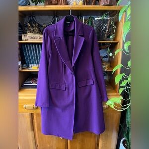 Torrid 2 Purple Coat ✨ Rich Color Perfect for Holidays & New Years Eve 16/18/20